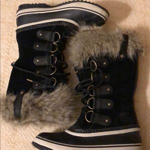 Black Joan of Ark Sorel Boots